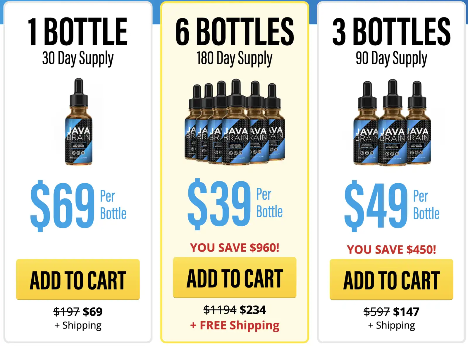 java brain pricing list